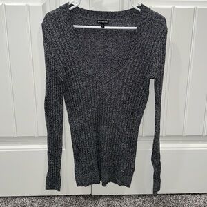 Express V Neck Sweater
